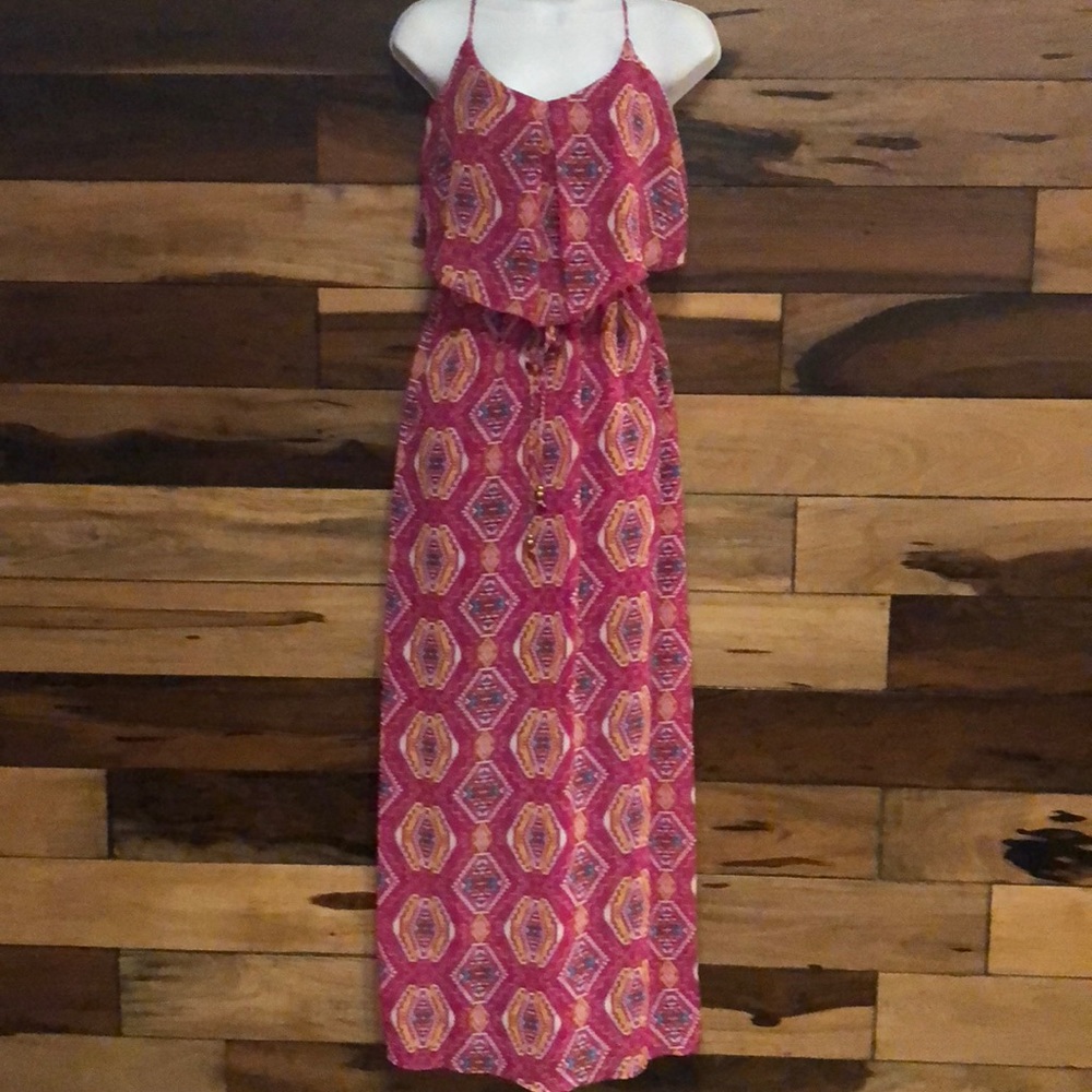 Magenta maxi Dress